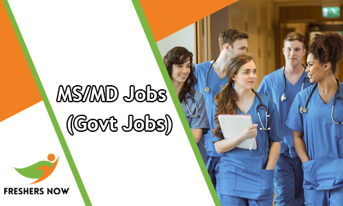 MD Govt Jobs