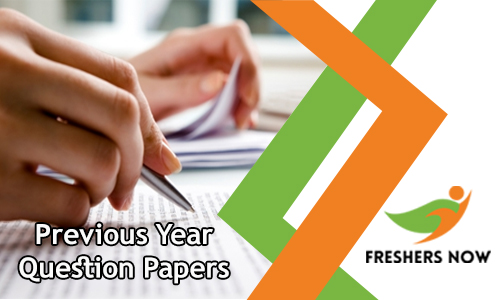 Previous Year Question Papers